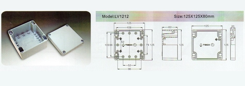 LV1212 Aluminium box